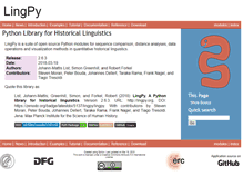 Tablet Screenshot of lingpy.org